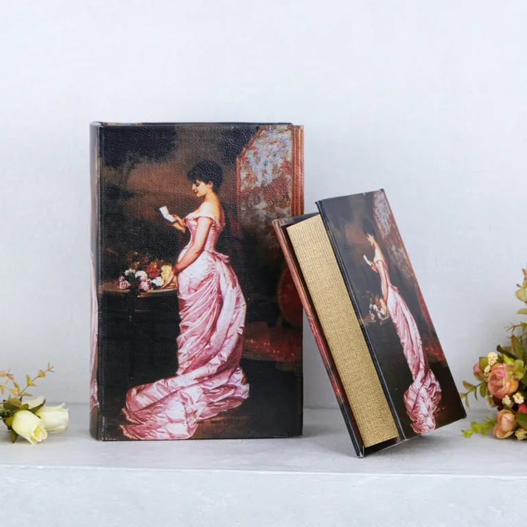 Скринька книга набір з 2-х Леді в рожевому 22-KSH-SC387