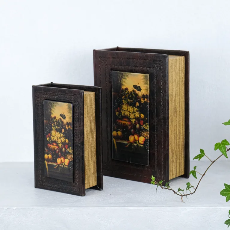 Скринька книга набір з 2-х Фрукти 22-KSH-XZ-PU09125A