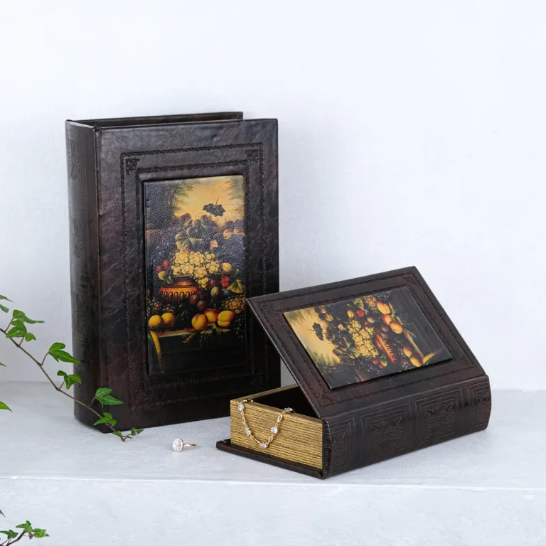 Книга скринька набір з 2-х Фрукти 27-KSH-XZ-PU09125A