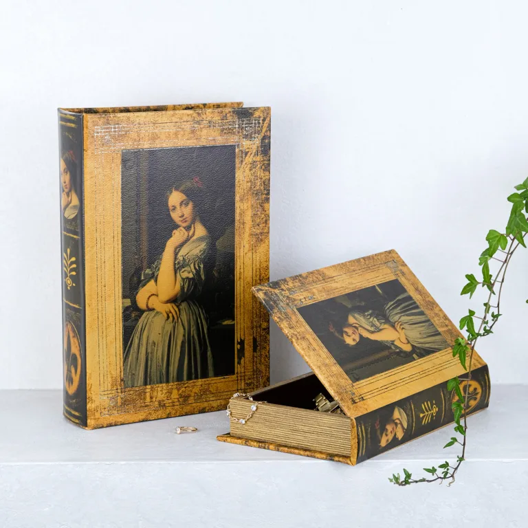 Скринька у формі книги набір з 2-х Дівчина 33-KSH-PU1048