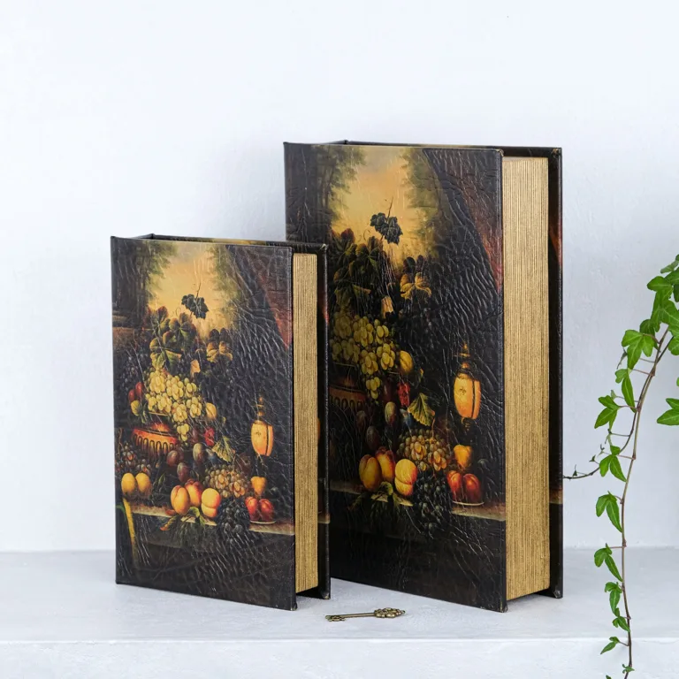 Скринька у формі книги набір з 2-х Фрукти 33-KSH-XZ-L422