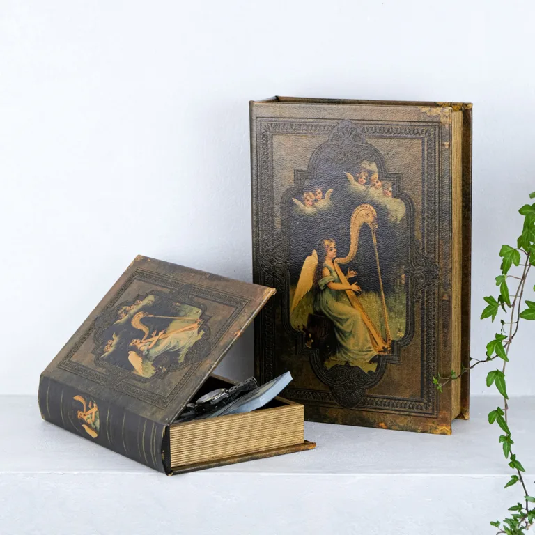 Скринька книга набір з 2-х Ангел з арфою 33-KSH-XZ-L0479