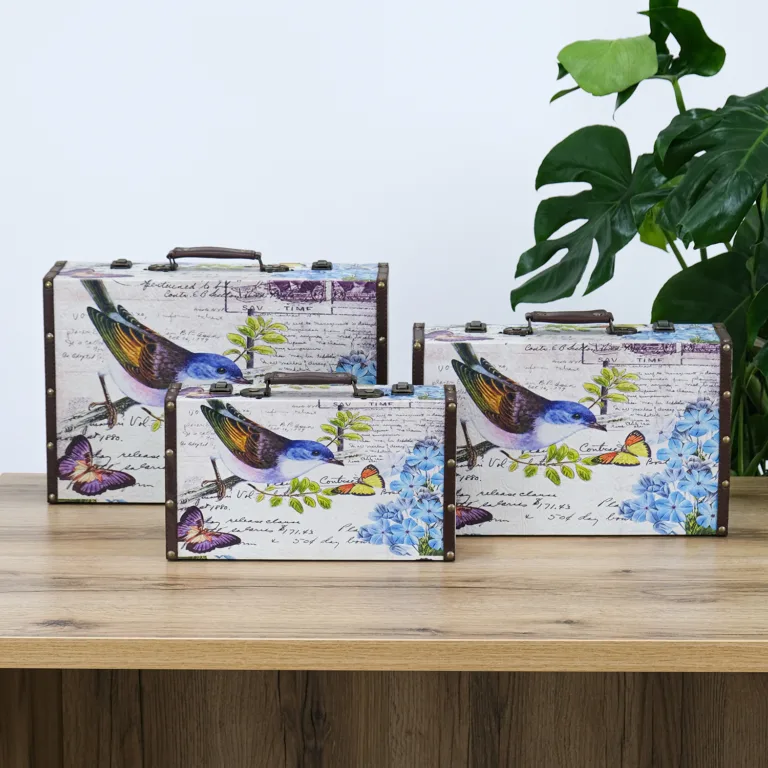 Набір 3х великих валіз з екошкіри Прованс 45*30*15 см SH31202-079