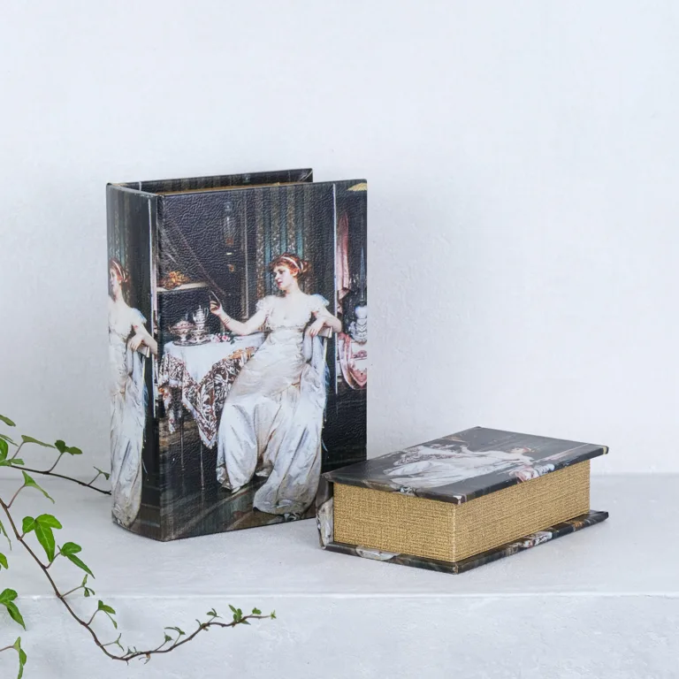 Скринька книга набір з 2-х Леді в білому 22-KSH-SC391