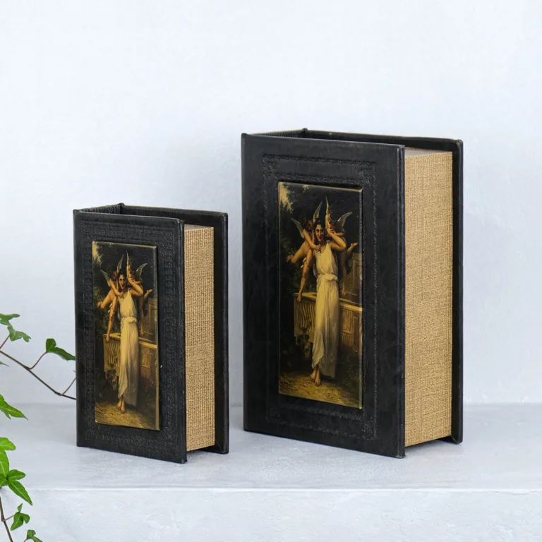 Скринька книга набір з 2-х Плануючі янголи 22-KSH09132A