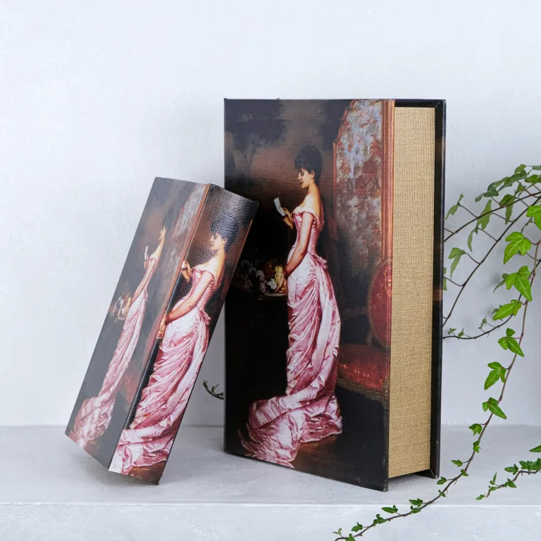 Скринька у формі книги набір з 2-х Леді в рожевому 33-KSH-SC387