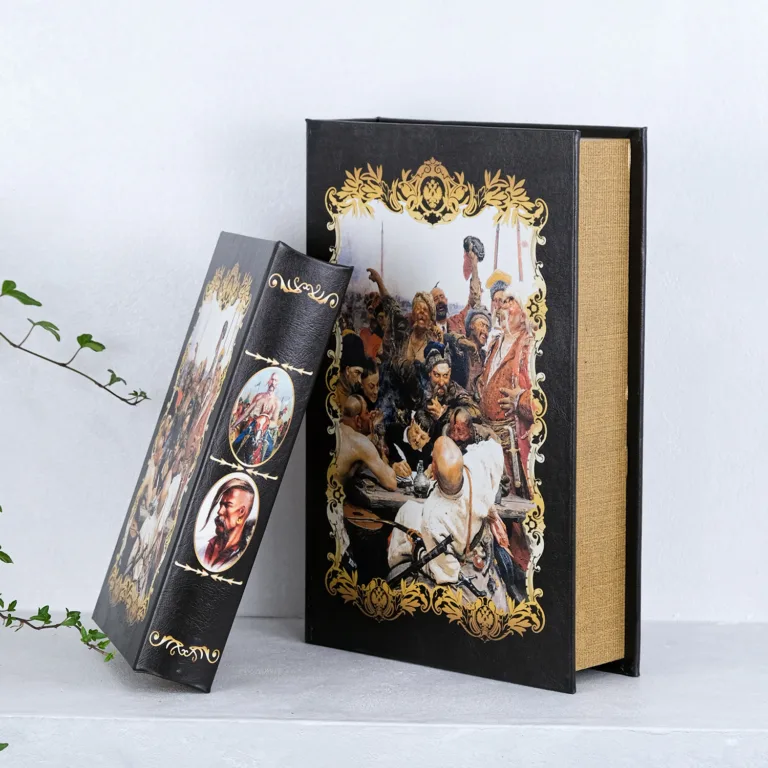 Скринька у формі книги набір з 2-х Запорожці 33-KSH-XZ-PUXR104