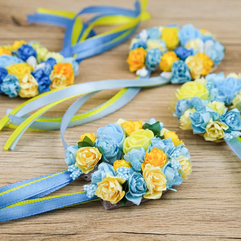 Магніт Віночок Українки оберіг мікс ручної роботи 20 см 020 МВ