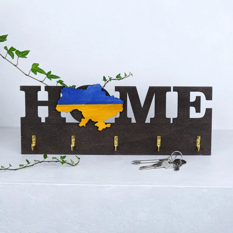 Ключница деревянная Украина 35*13 см 38