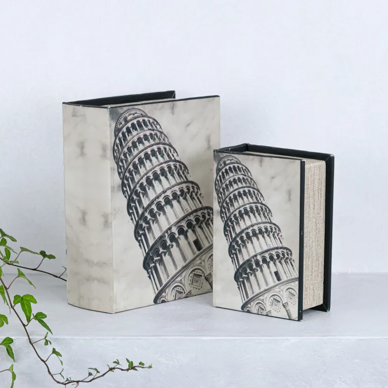 Скринька книга набір 2-х Пізанська вежа 22-F0008